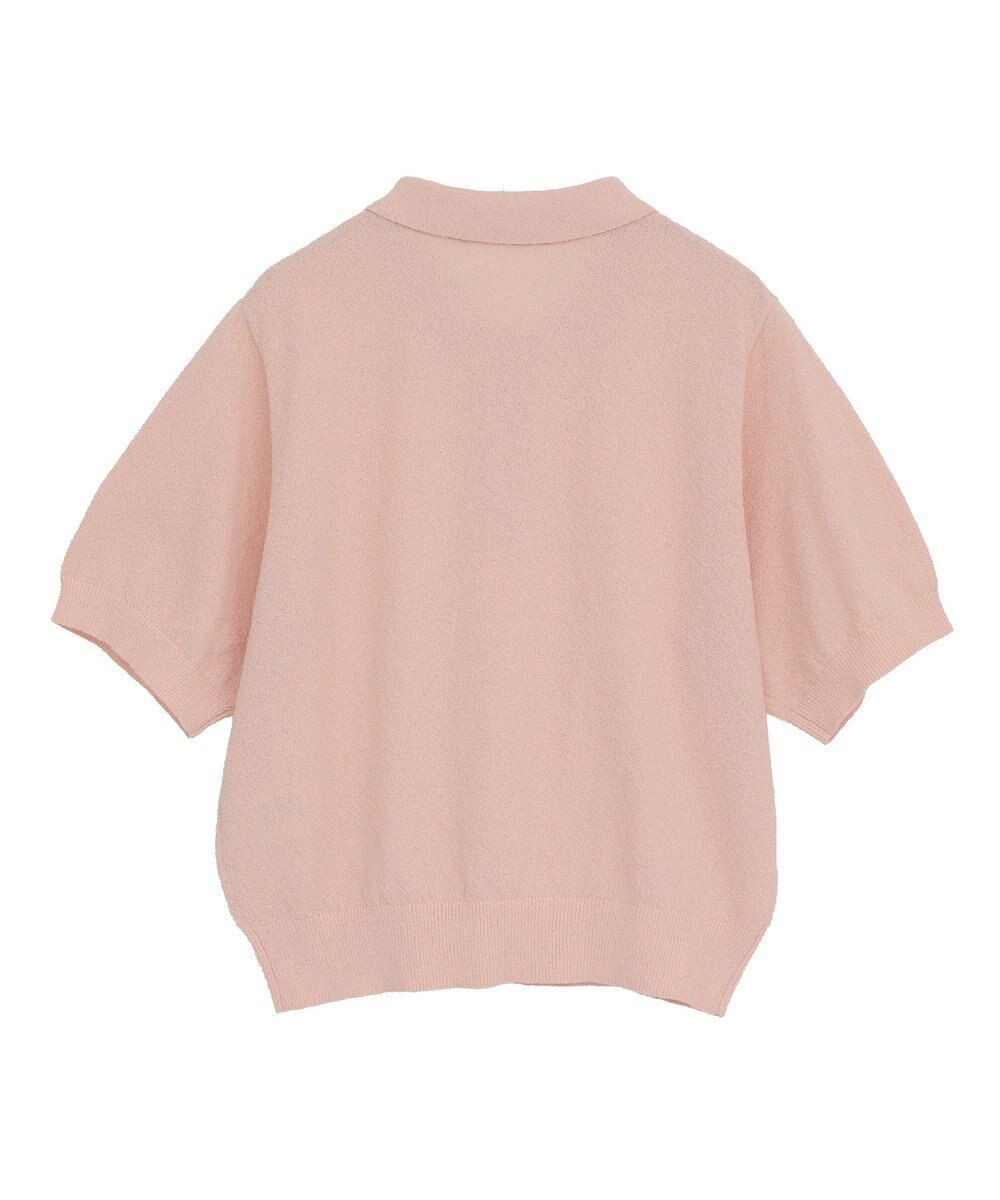 AMERICAN HOLIC ブークレ半袖ニットトップス 