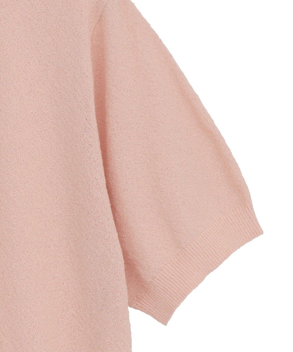 AMERICAN HOLIC ブークレ半袖ニットトップス 