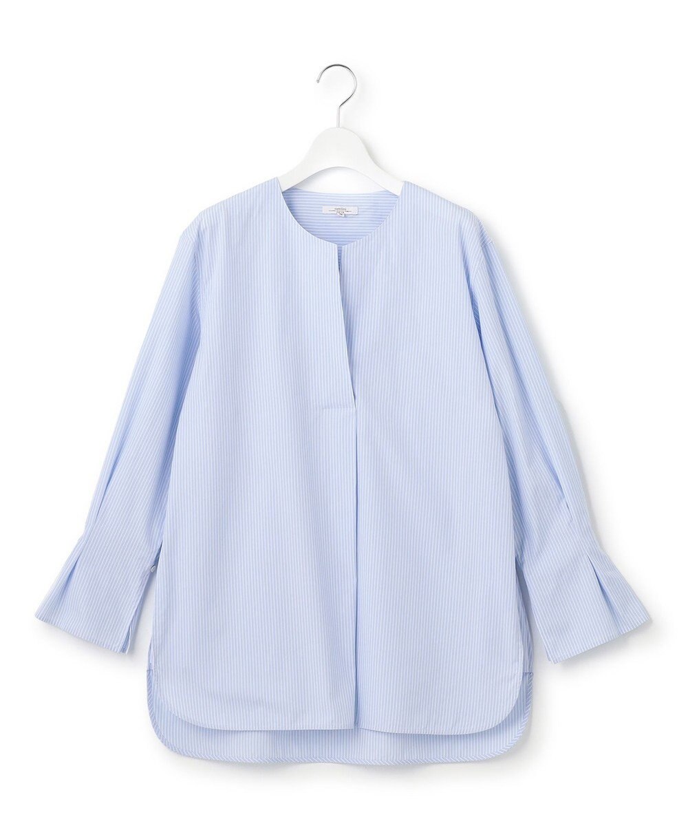 23区 S CANCLINI スキッパーベルト付き ブラウス 