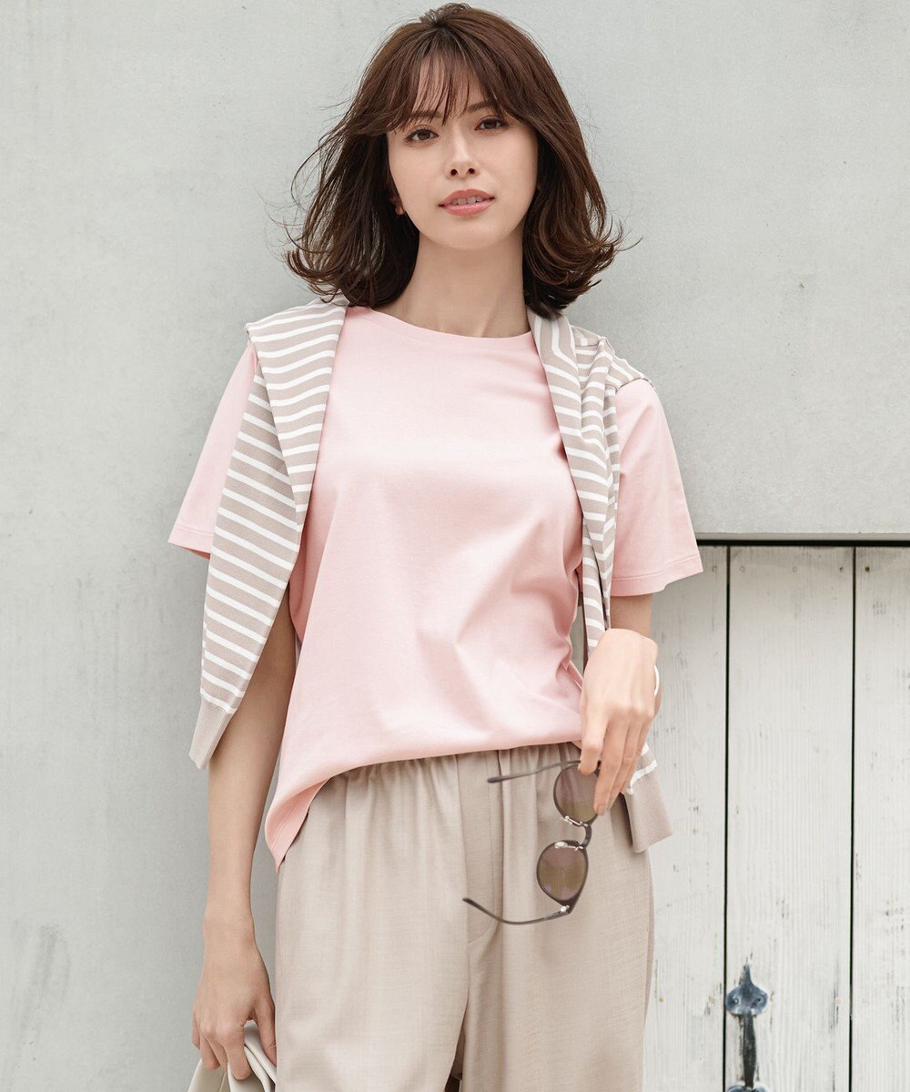 ANY 【新色追加/10色展開/洗濯機可/UVケア/接触冷感】プレミアムベーシック半袖Tシャツ 