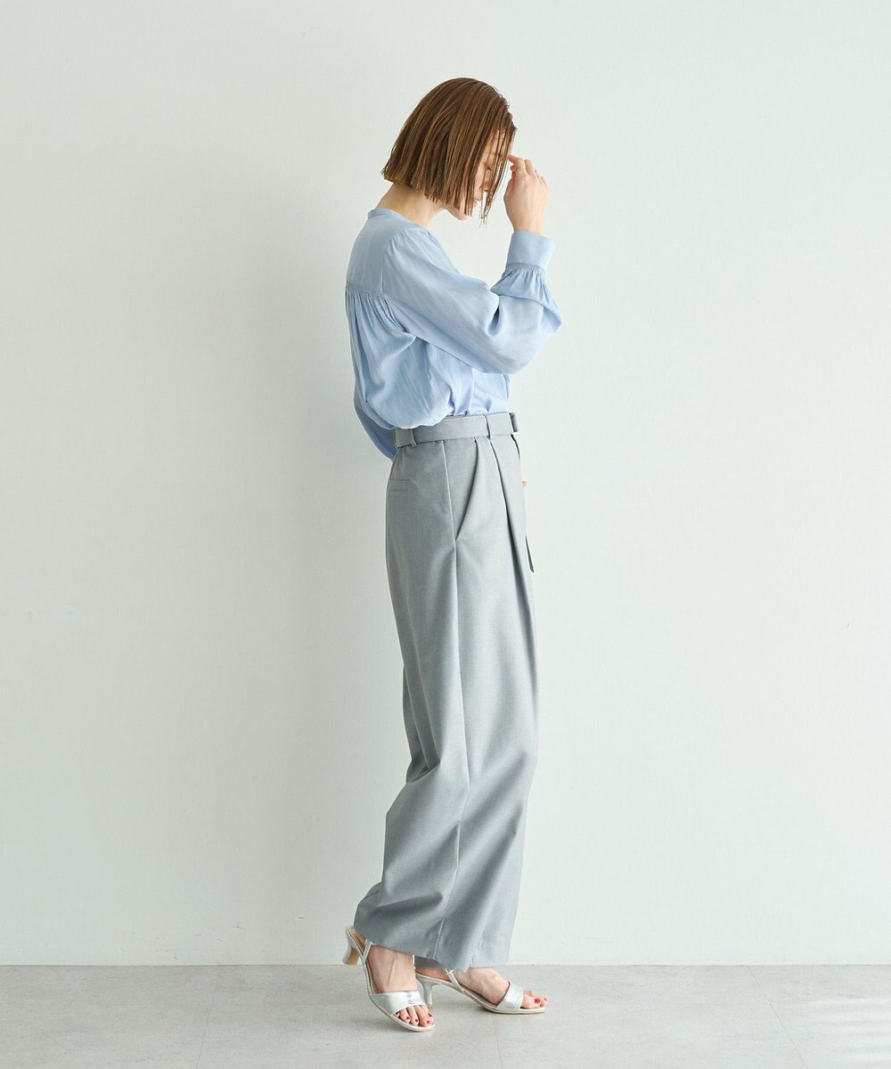 YECCA VECCA ギャザーブラウス 