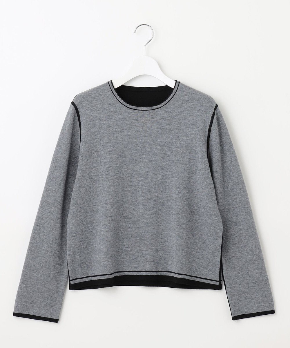 自由区 【ご好評につきWEBのみ新色追加/洗える/マルチウェイ】リバーシブルニット セットアップ 