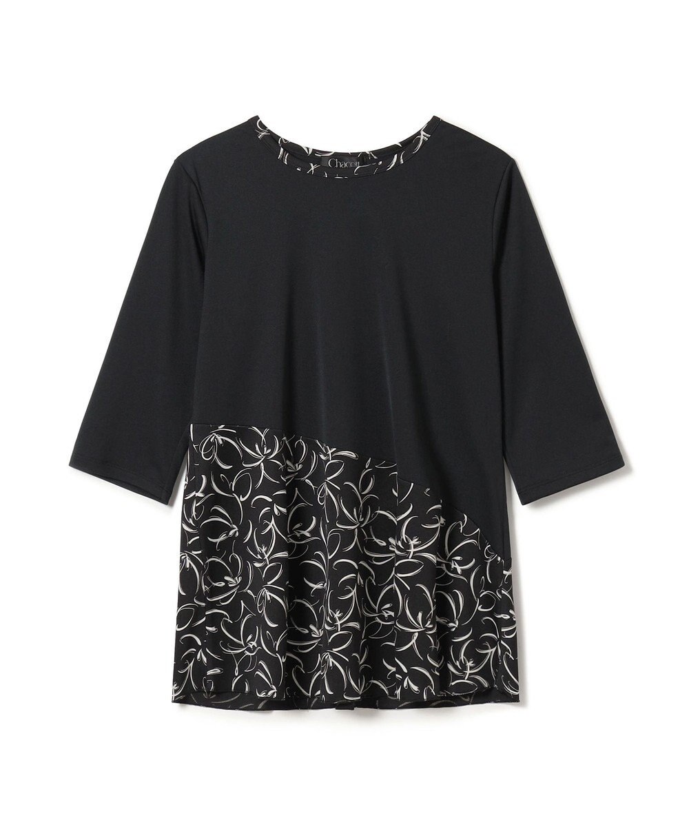 Chacott プリントコンビTシャツ 