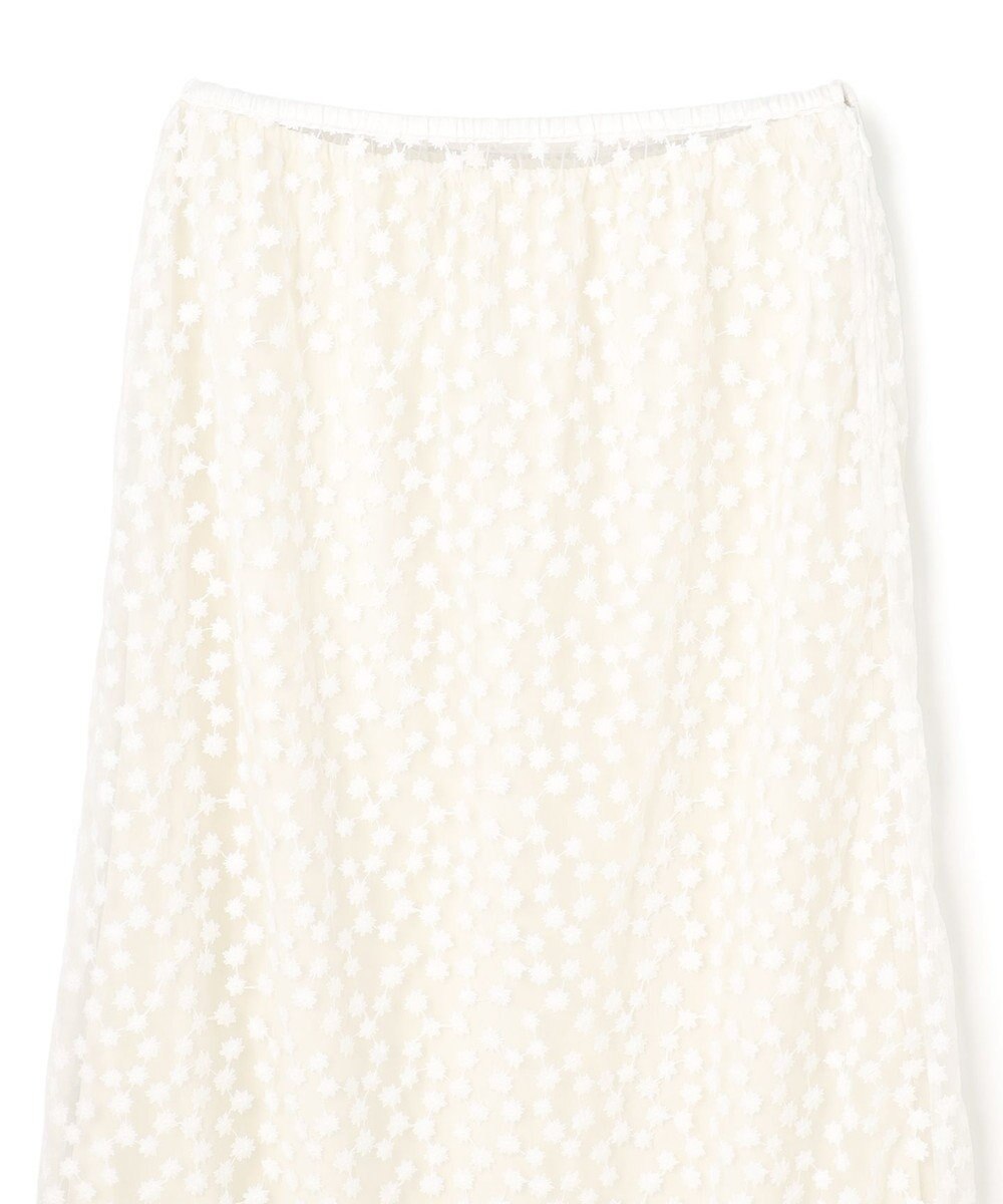 UNFILO L エンブロイダリー レーススカート 