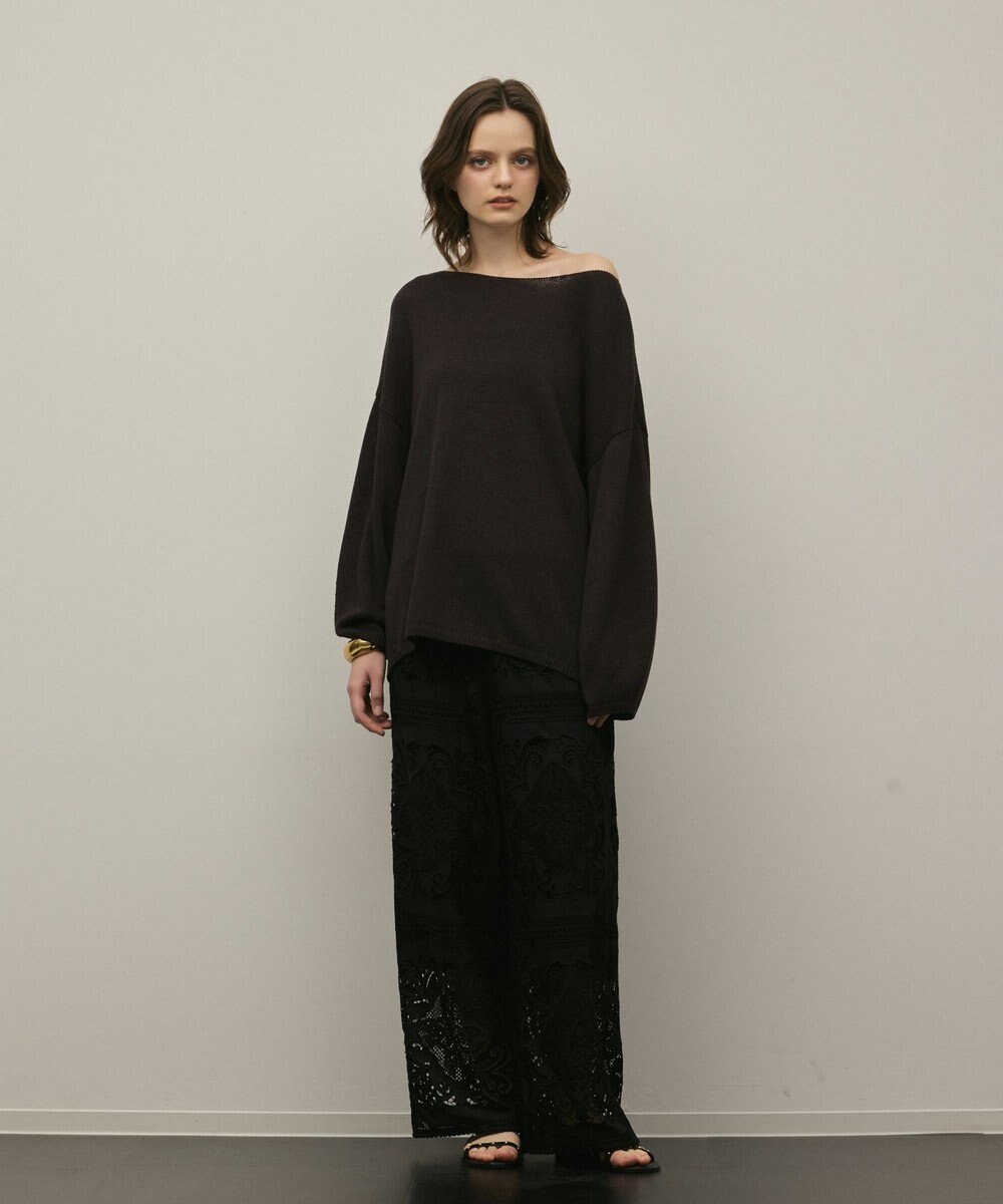 GRACE CONTINENTAL ルーズニットトップ 