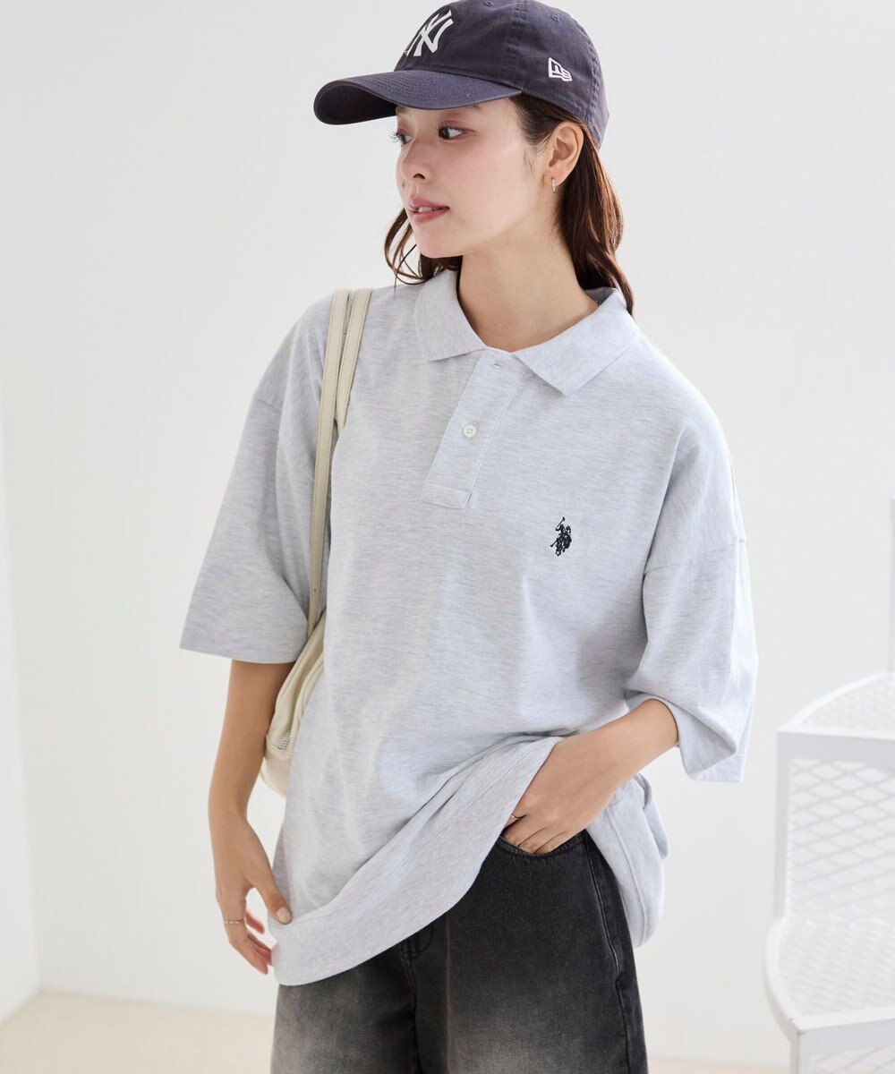 WEGO 【ユニセックス着用ITEM/MLサイズ展開】別注USPOLO　ヘビーウェイトポロT 