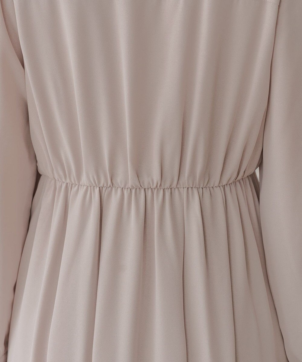 Tiaclasse L 襟フリルリボンワンピース 