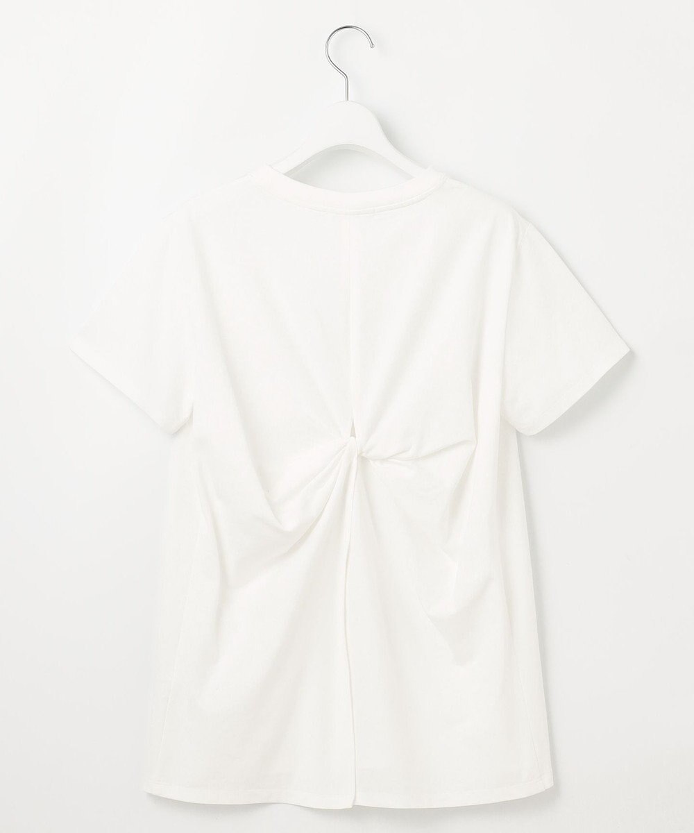 23区 【SLOW/一部店舗限定】MVSコットン バックデザイン Tシャツ 