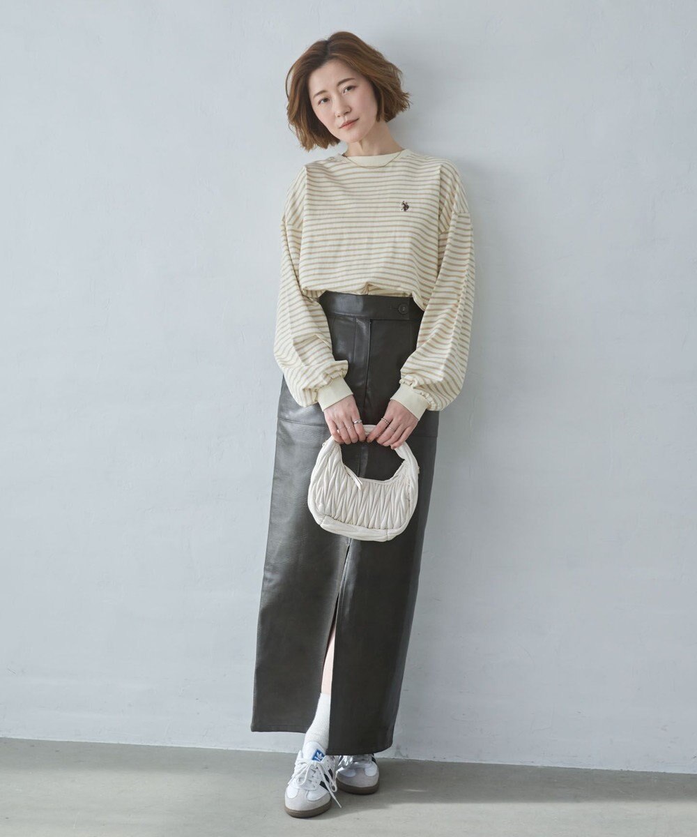 WEGO 【大好評により再入荷！】USPOLOだぼそでカラーロンT 