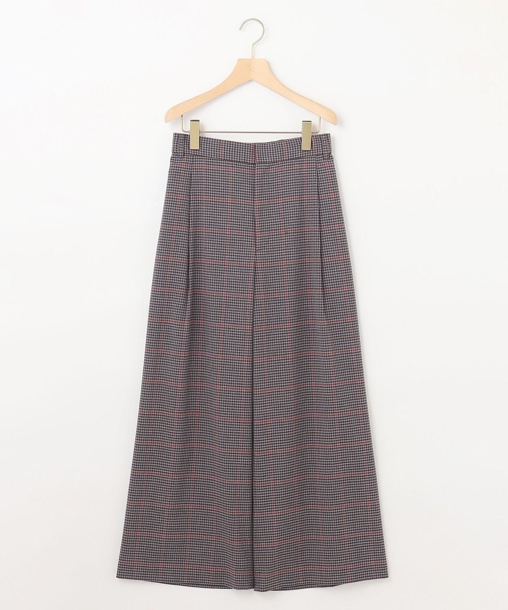 組曲 T/Rツイルストレッチ ワイドパンツ 