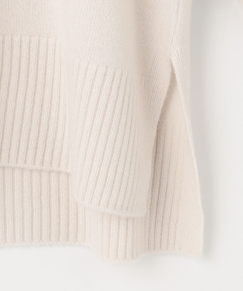 自由区 L 【洗える】ウールカシミヤブレンドハイネック ニット 