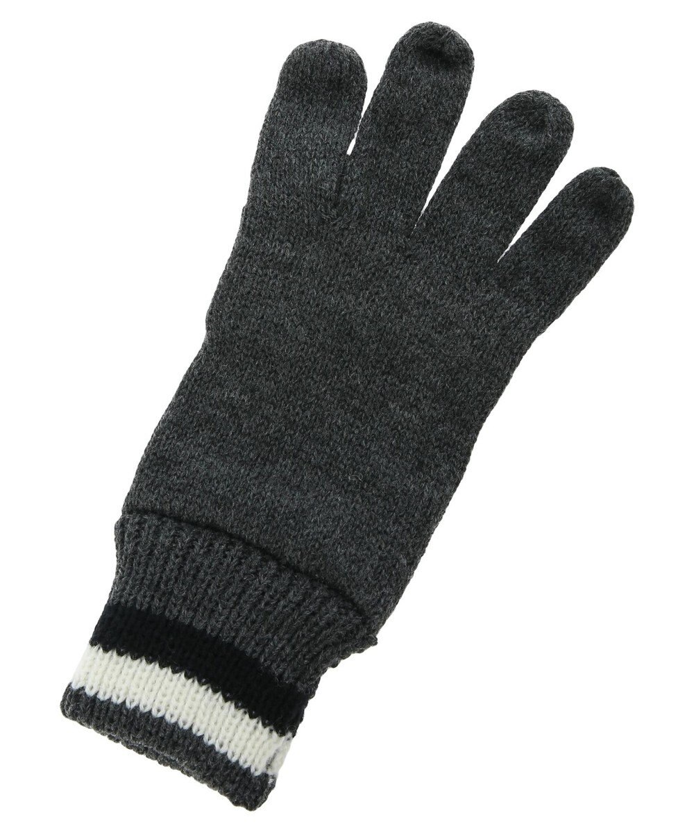 Green Parks ＳＥＴ２点　ボーダーニットマフラー＋手袋 