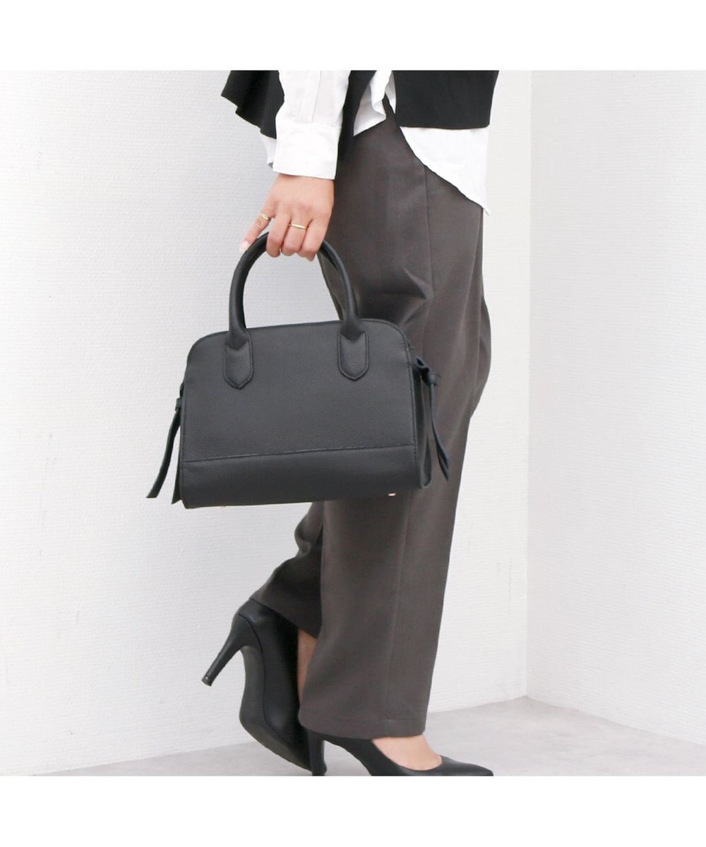 UNBILLION ペルケ perche / 牛革スクエア2way手提げ 