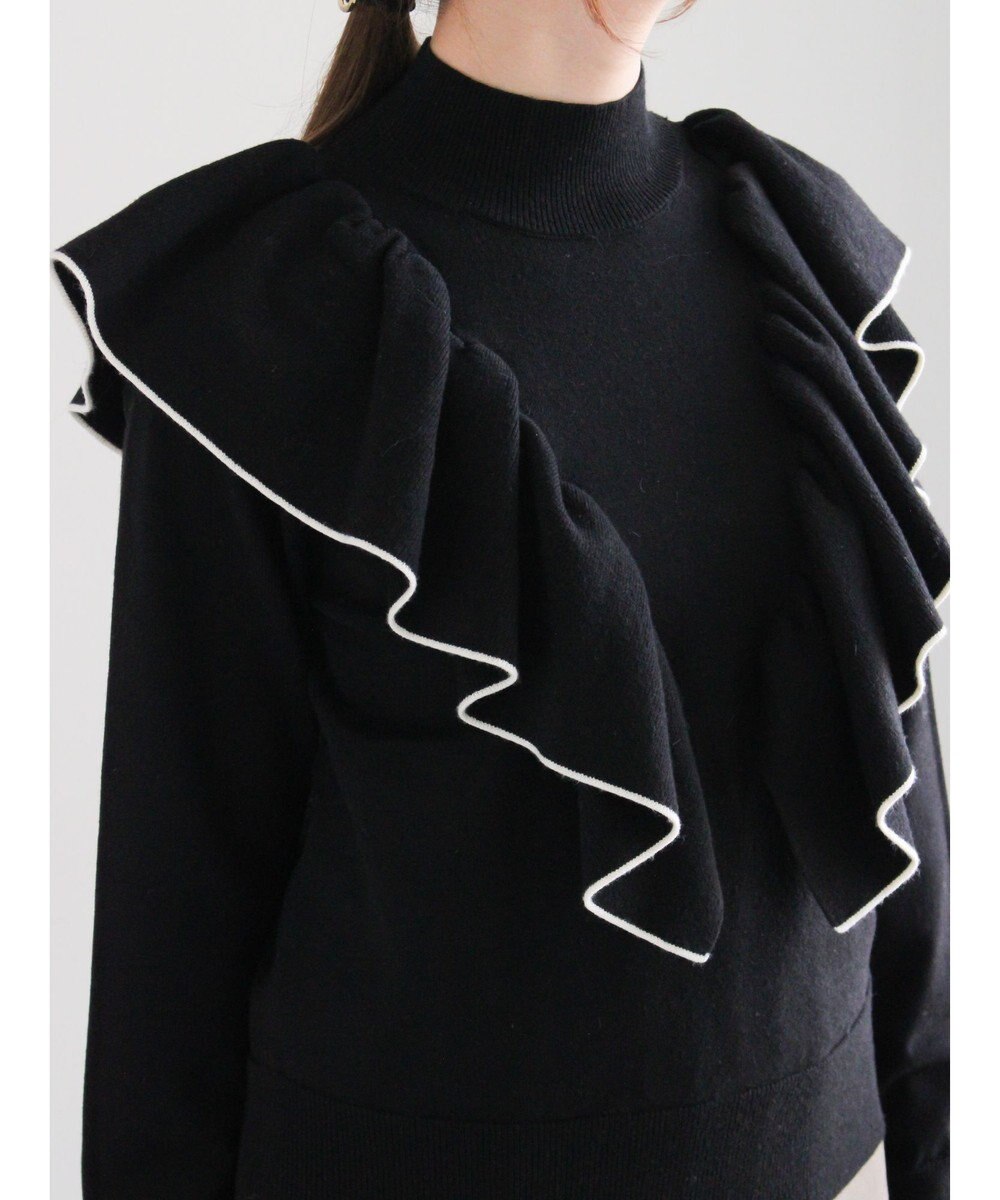 Te chichi ラッフルフリルニット 