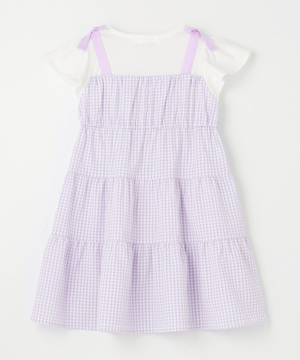 ANY KIDS サッカー ギンガム ワンピース 