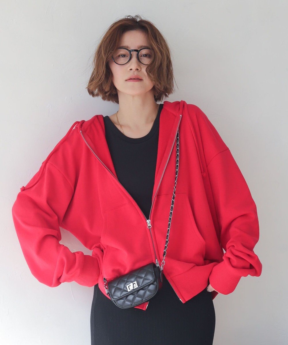 WEGO 【ユニセックス着用ITEM/MLサイズ展開】コンパクトフィットダブルZIPパーカー 