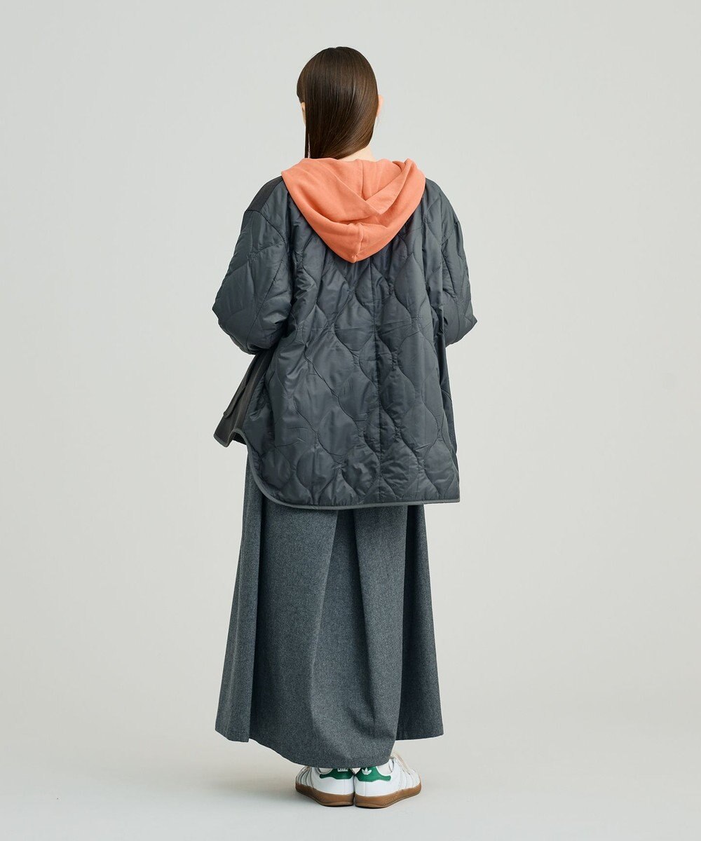 J.PRESS YORK STREET 【WOMEN】キルト×ジャージ ブルゾン 