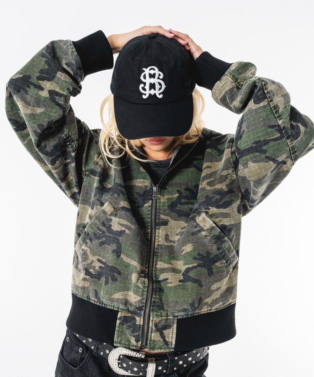 WEGO 【ユニセックス着用ITEM】リップストップフードブルゾン 