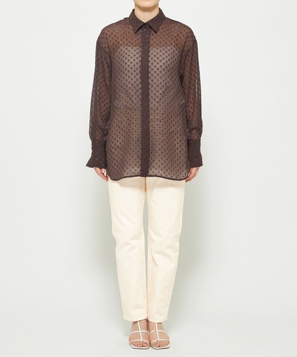 uncrave シアードットジャガード シャツ 