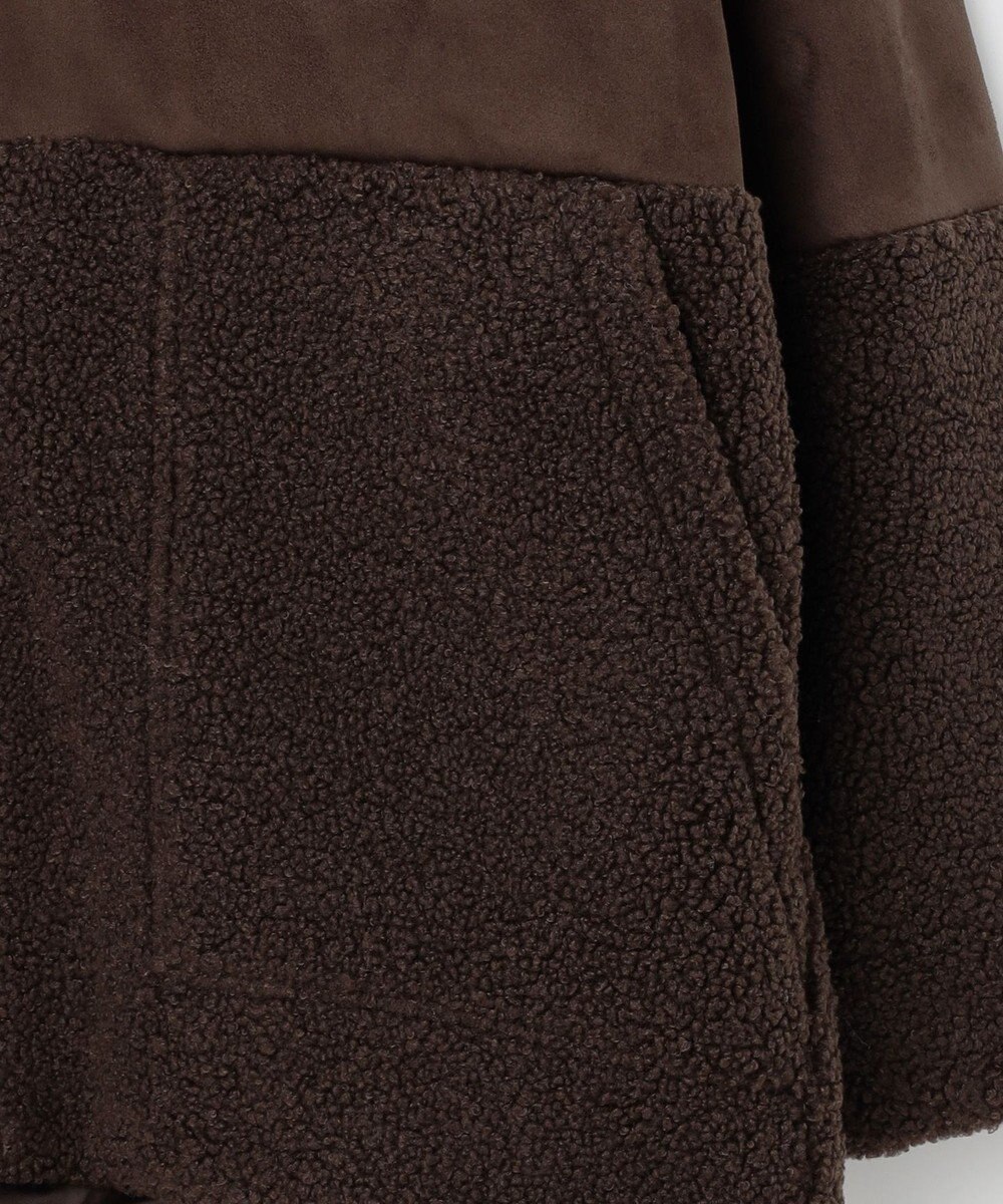 ANY L スエードボアコンビブルゾン 