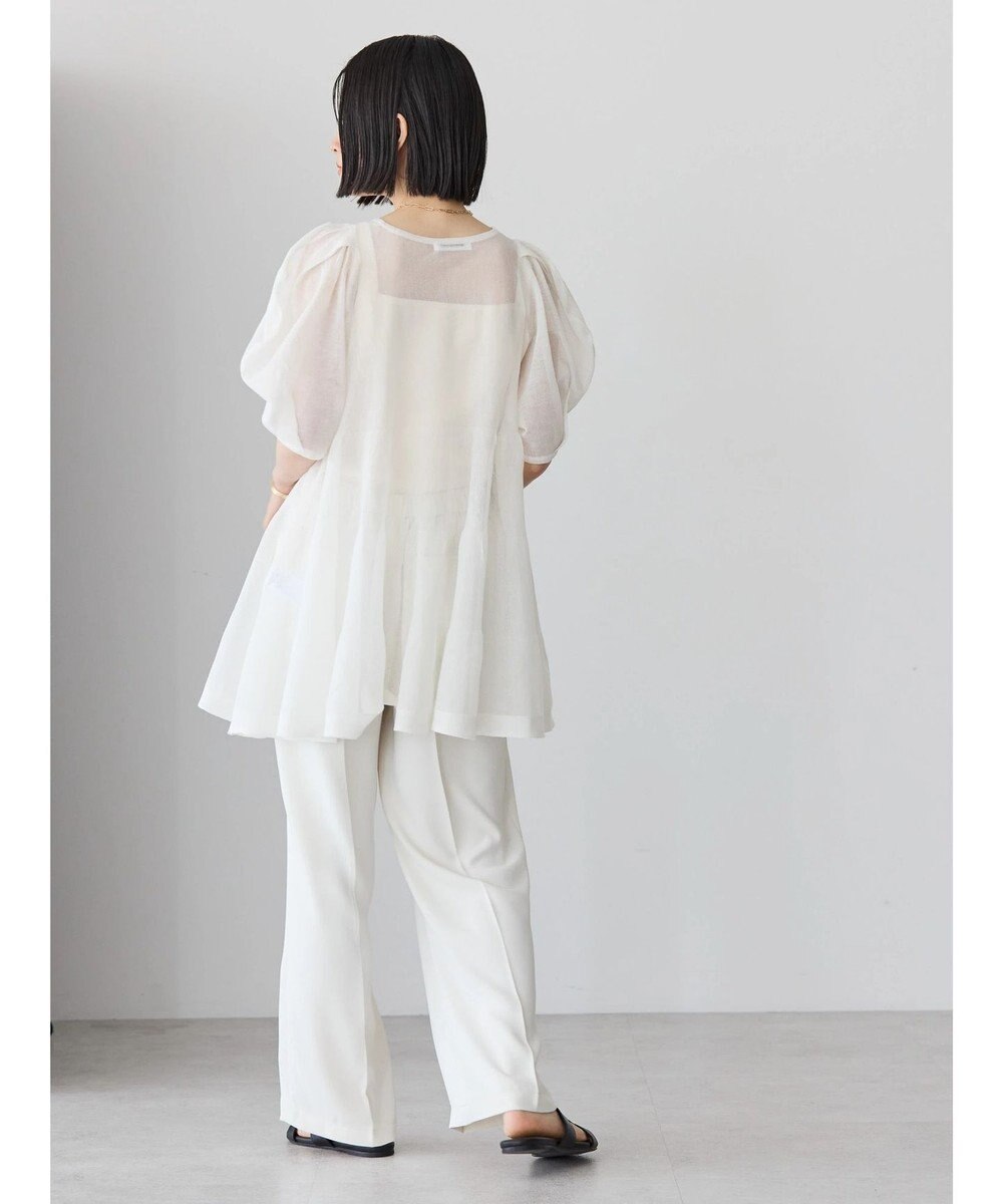 AMERICAN HOLIC ボリュームスリーブティアードニットチュニック 