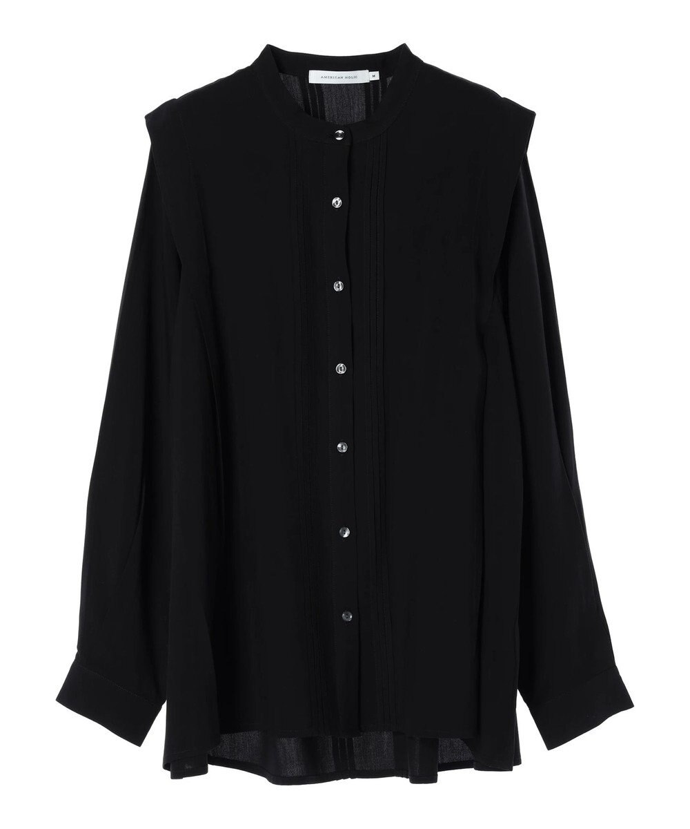 AMERICAN HOLIC サラックールタック使いブラウス 