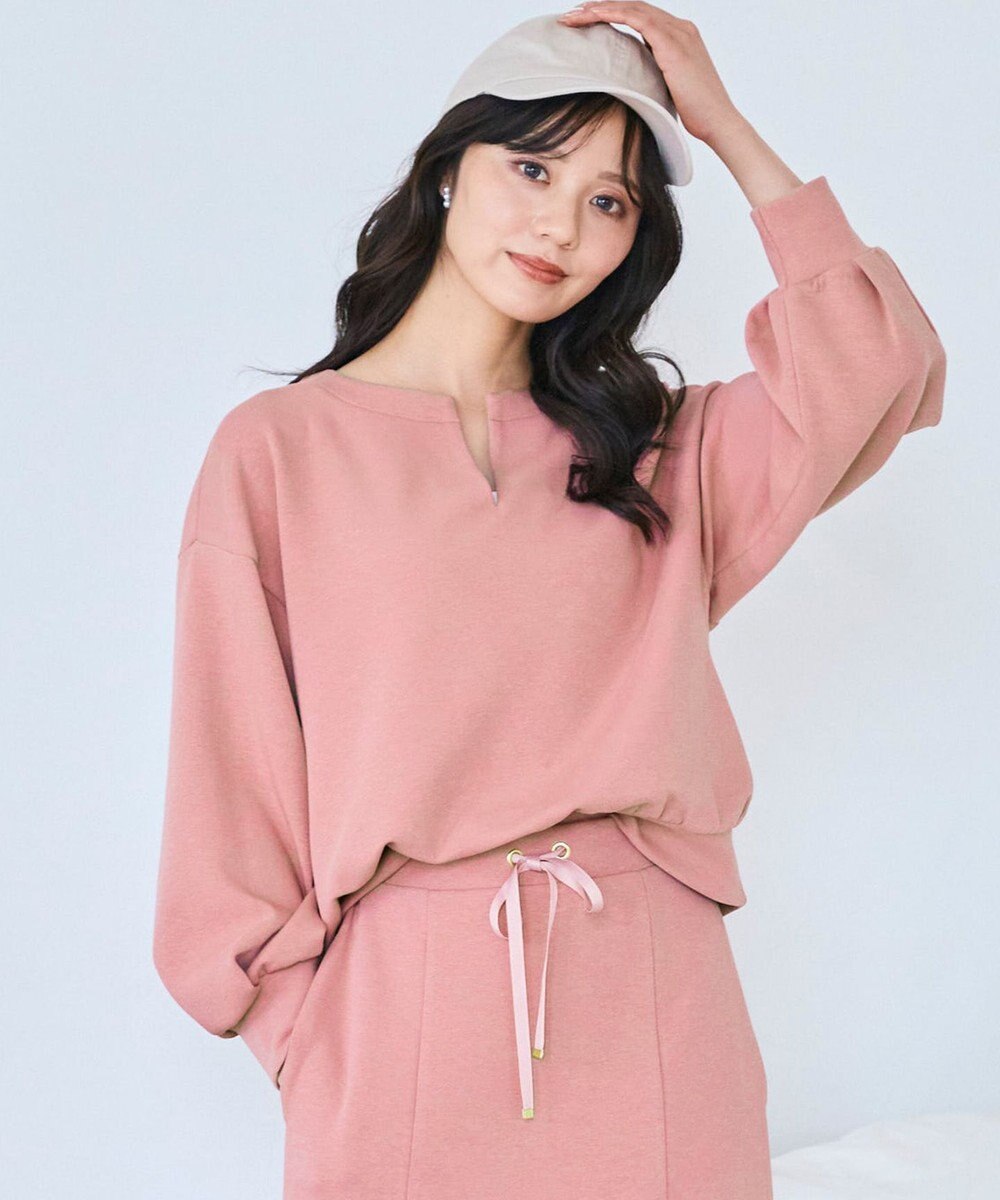 Feroux キーネック ダンボール トップス 