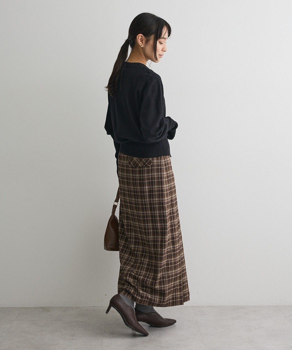 CRAFT STANDARD BOUTIQUE フロントプリーツスカート 