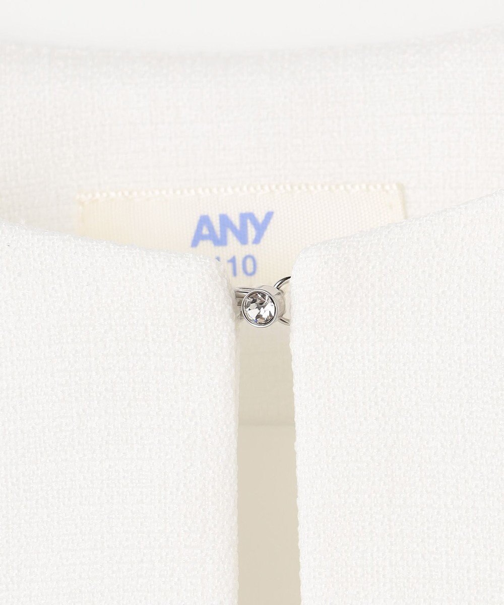 ANY KIDS 【2点セット】リボンボレロジャケット+シフォンプリーツ ワンピース 