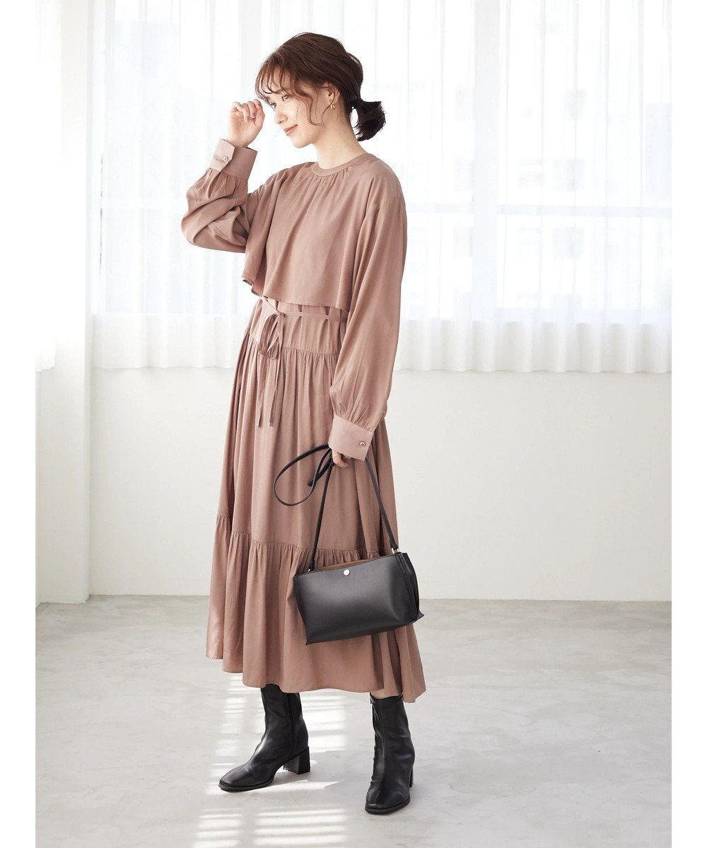 Green Parks ・ＥＬＥＮＣＡＲＥ　ＤＵＥ　レイヤードワンピ Beige