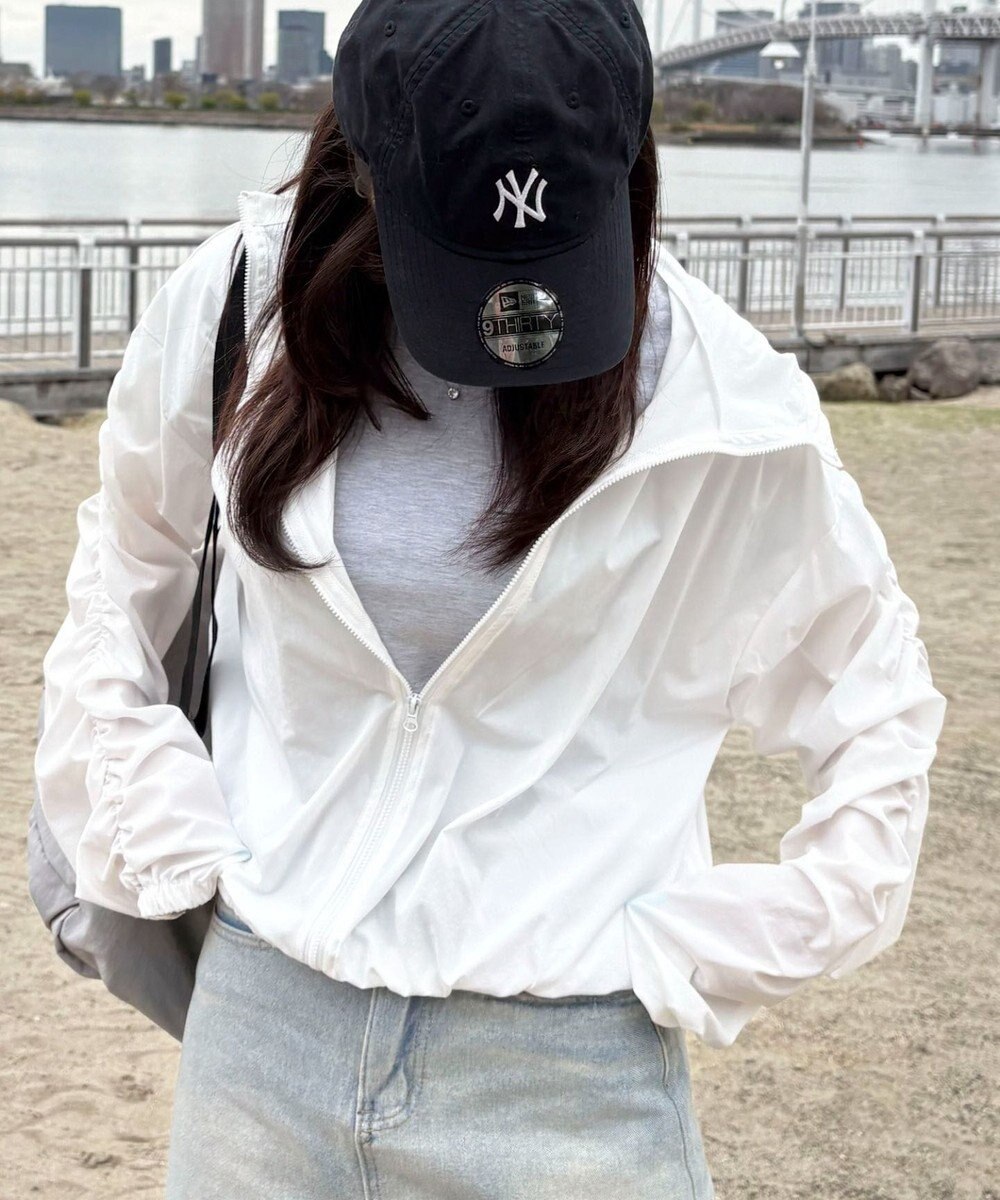 WEGO 【日焼け対策/セットアップ対応】ラッシュガードシャーリングパーカー 