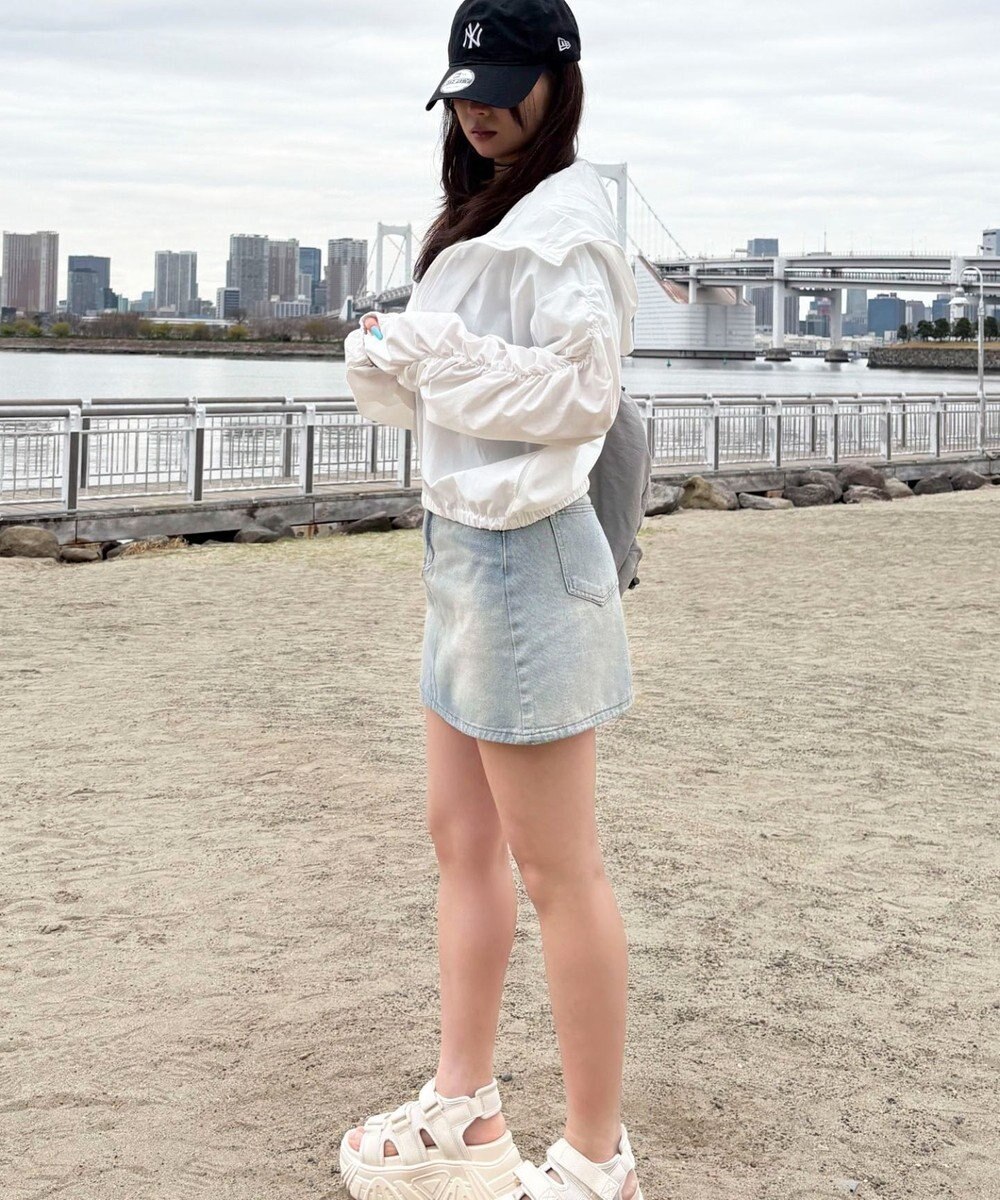 WEGO 【日焼け対策/セットアップ対応】ラッシュガードシャーリングパーカー 