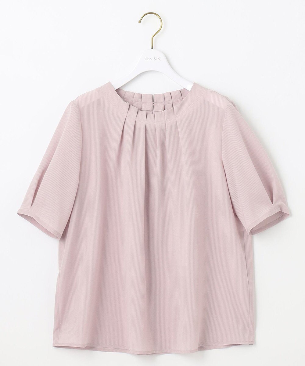 ANY SIS 【美人百花6月号掲載】シアーストライプ ブラウス 