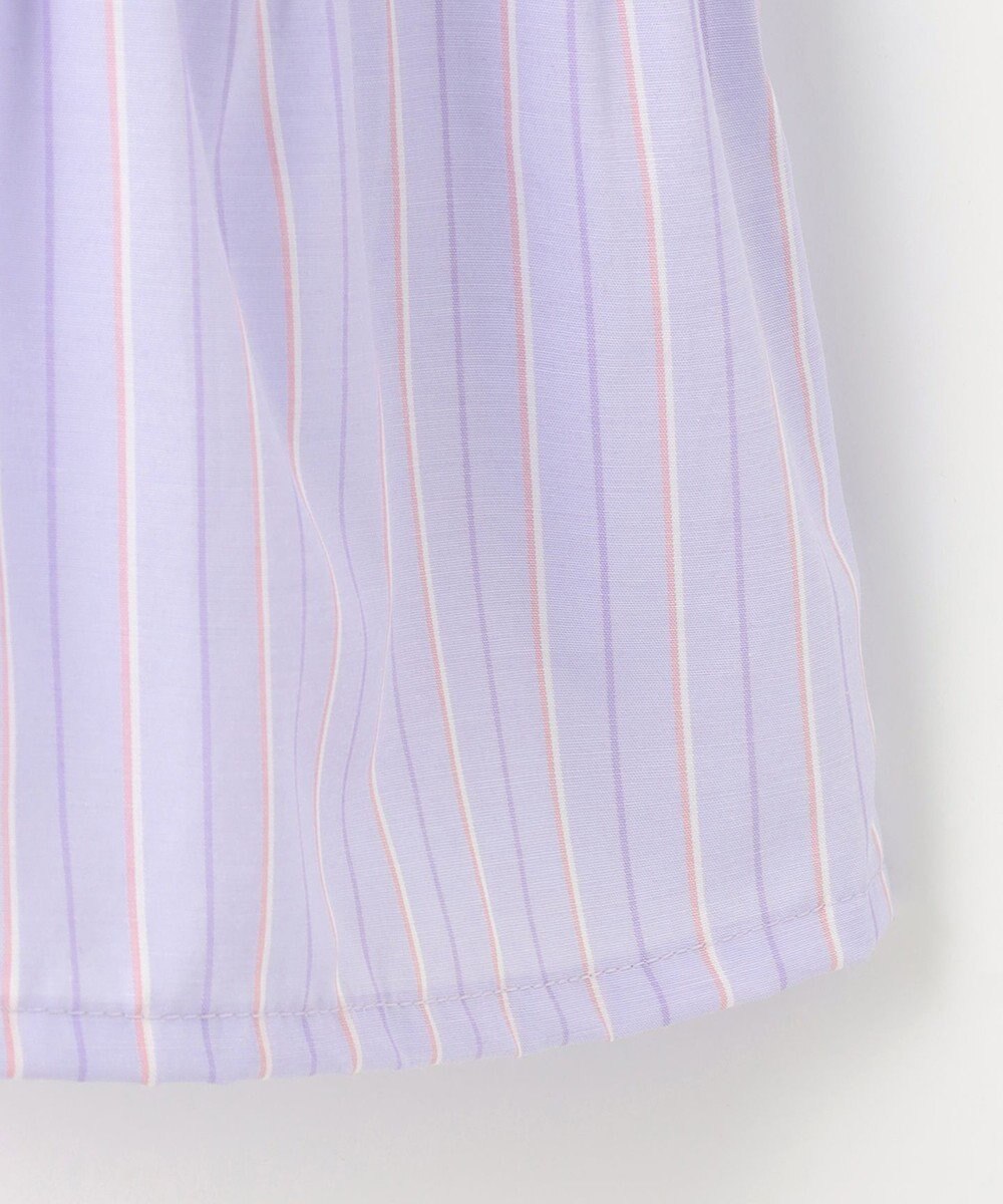 ANY KIDS ストライプ シャツ ワンピース 