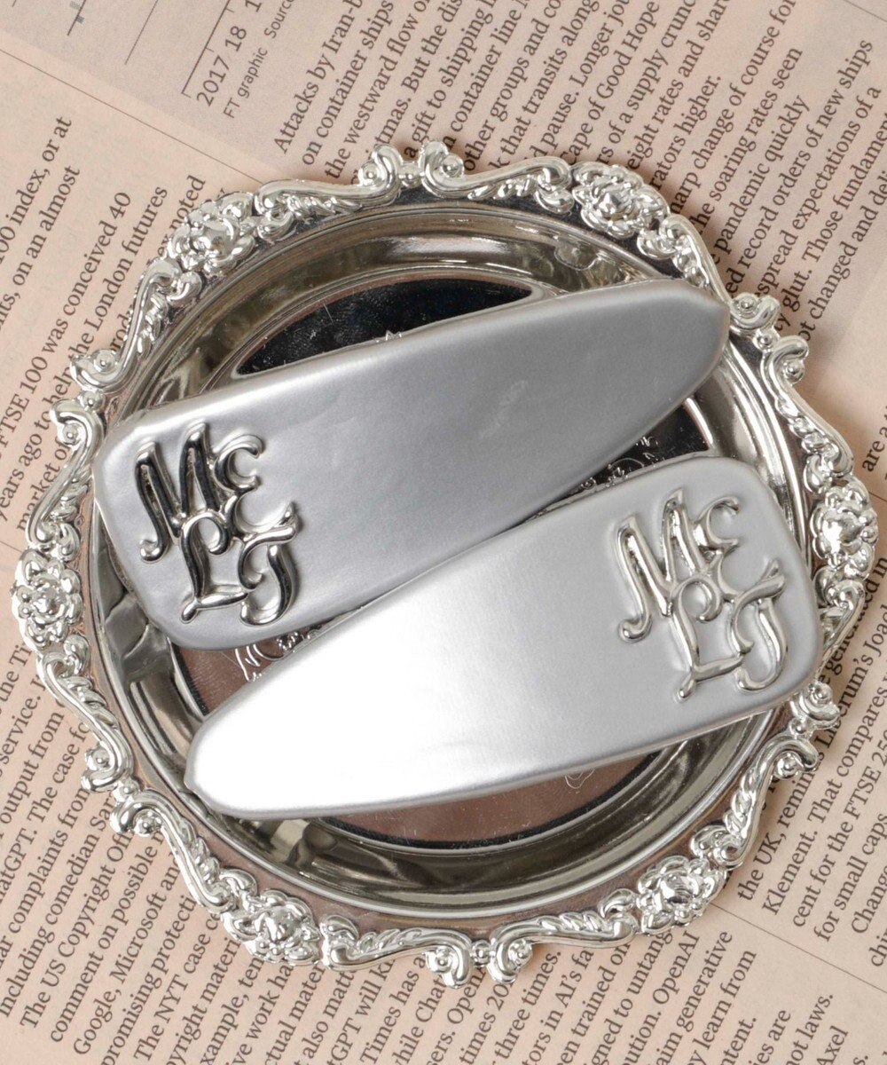 WEGO Lメタルロゴパテッドバレッタ 