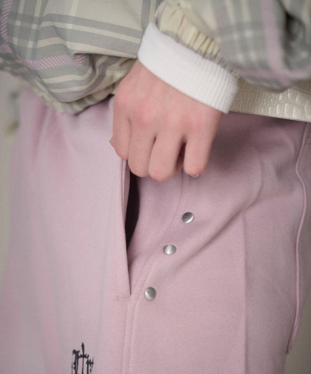 WEGO 【ユニセックス着用ITEM/ウエストゴム】ロゴスウェットパンツ 