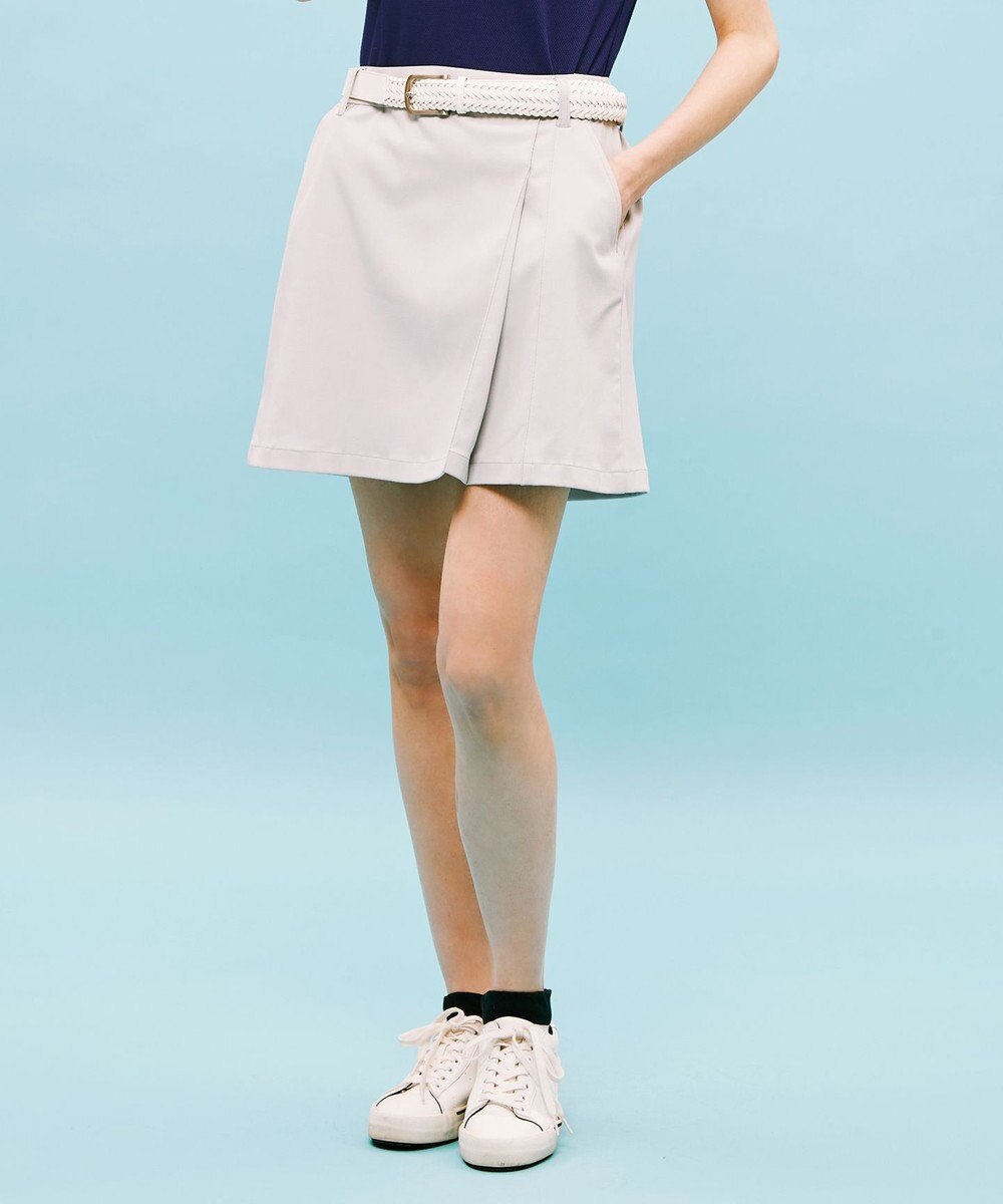 23区GOLF 【WOMEN】スケトラドビーストレッチ 台形 スカート 