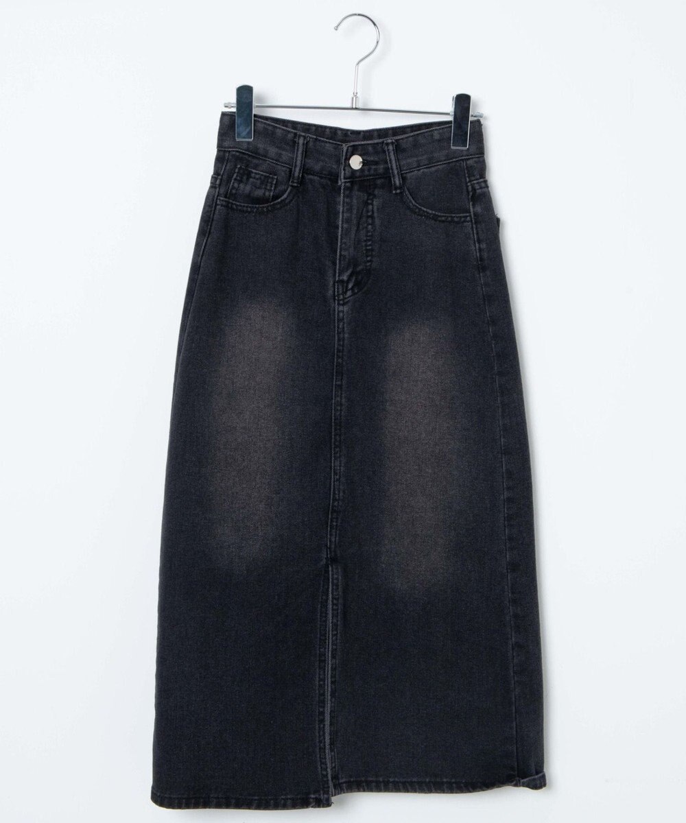 WEGO デニムミドルスカート 
