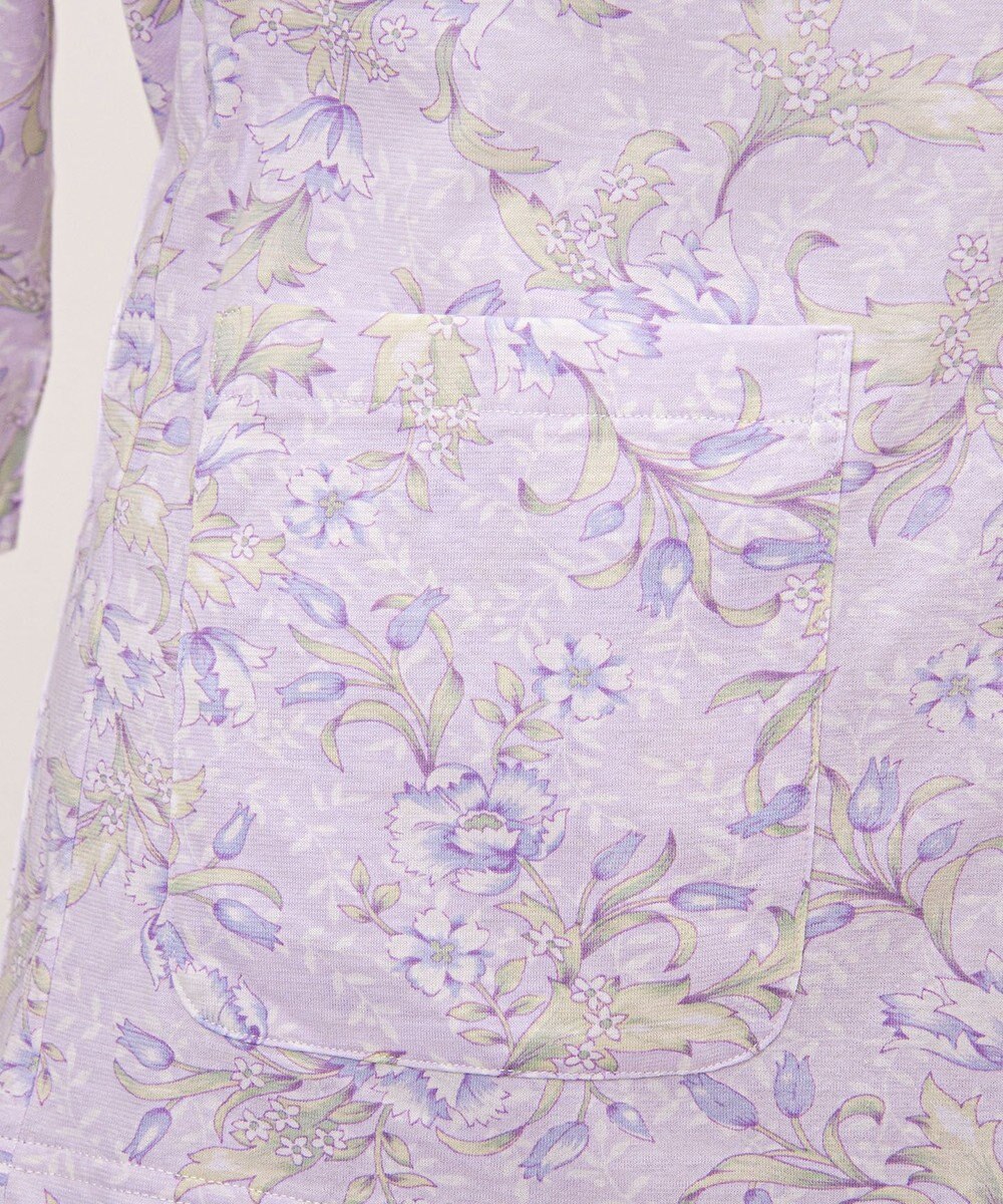 Wing 【数量限定　特別価格】　パジャマ　７分袖・８分丈ズボン　綿100％　天竺素材　やわらかな肌ざわり　ウイング／ワコール　EP8972 