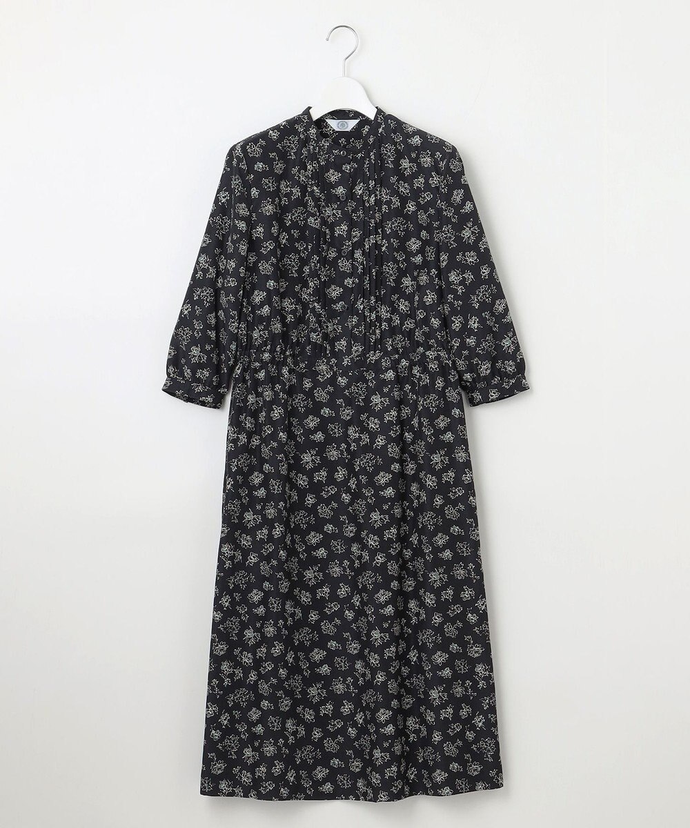 J.PRESS LADIES L 【WEB限定カラーあり・洗える】ラインフラワープリント ワンピース 