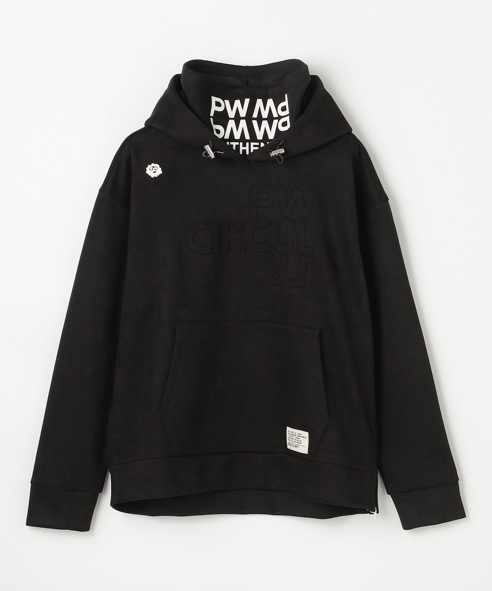 PW CIRCULUS 2025 NEW！【手洗い洗濯可】【WOMEN】スエードライク デタッチャブルフーディ ゴルフウェア レディース 