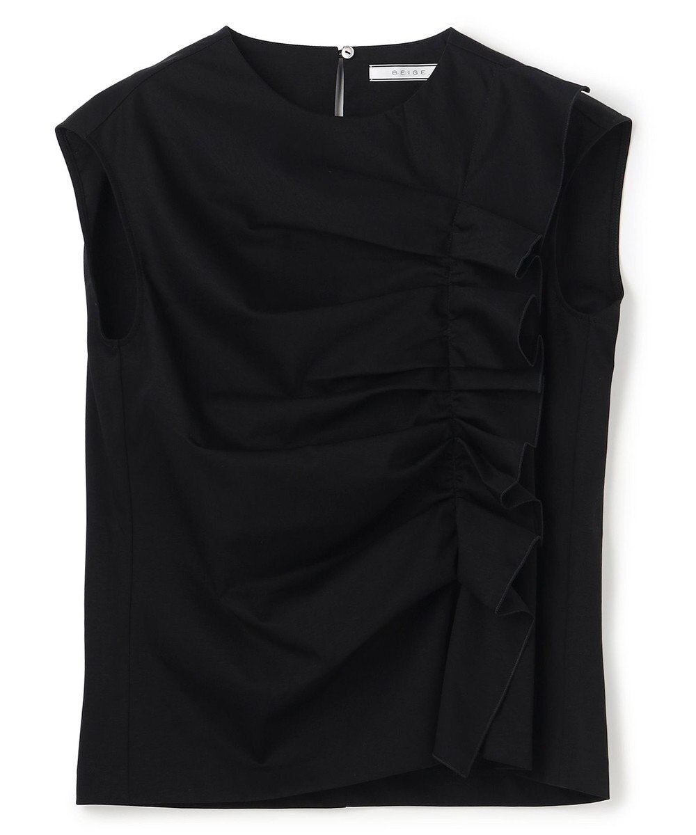 BEIGE， AFGHA / コットンドレープ スムーストップス 