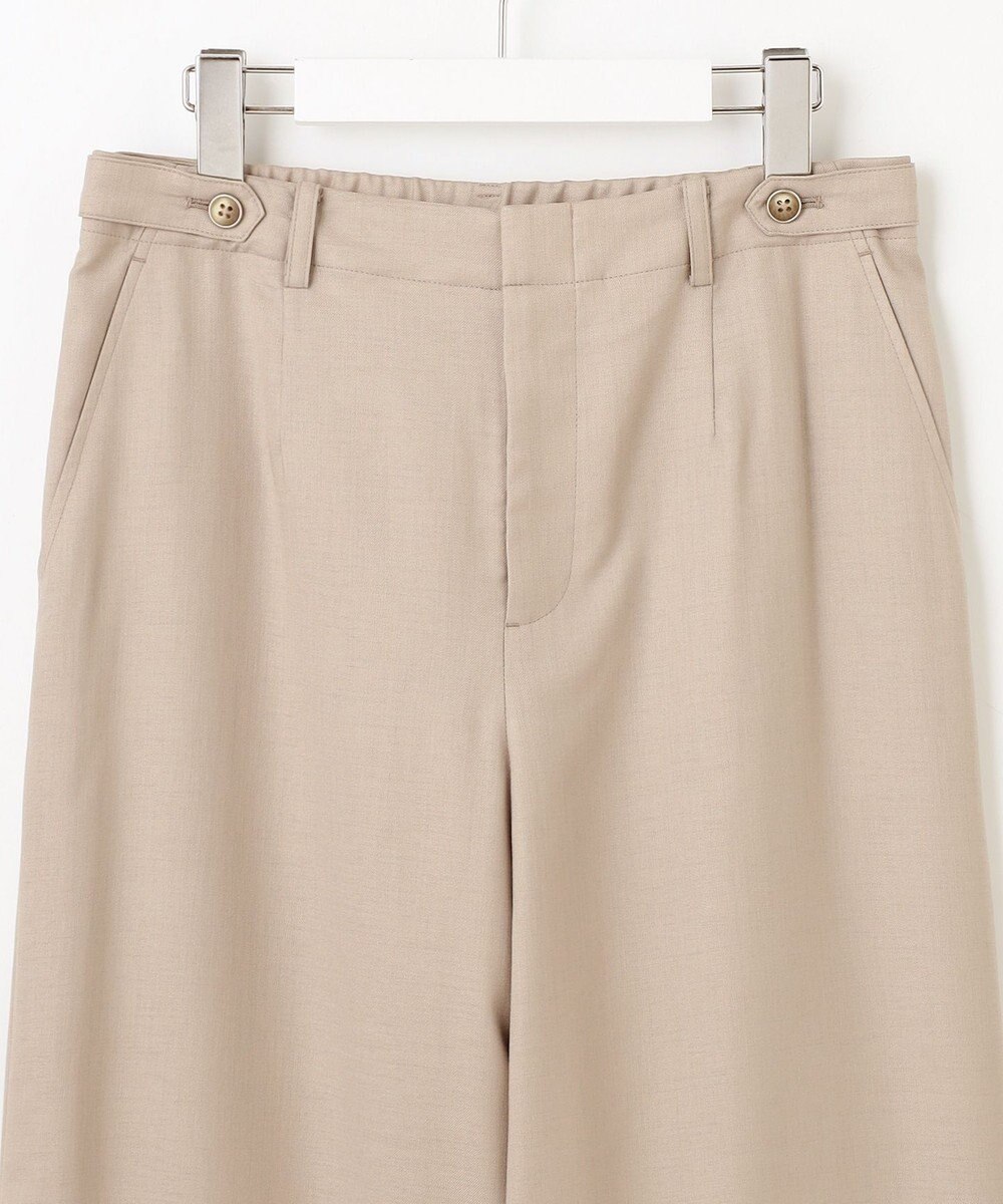 J.PRESS LADIES 【セットアップ対応・洗える・UVケア・速乾】 OXIJEWELストレッチ セミワイド パンツ 