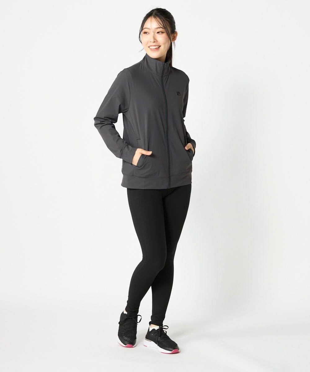 FILA GOLF／marie claire 【FILA GOLF】スタンドカラーフルジップブルゾン 