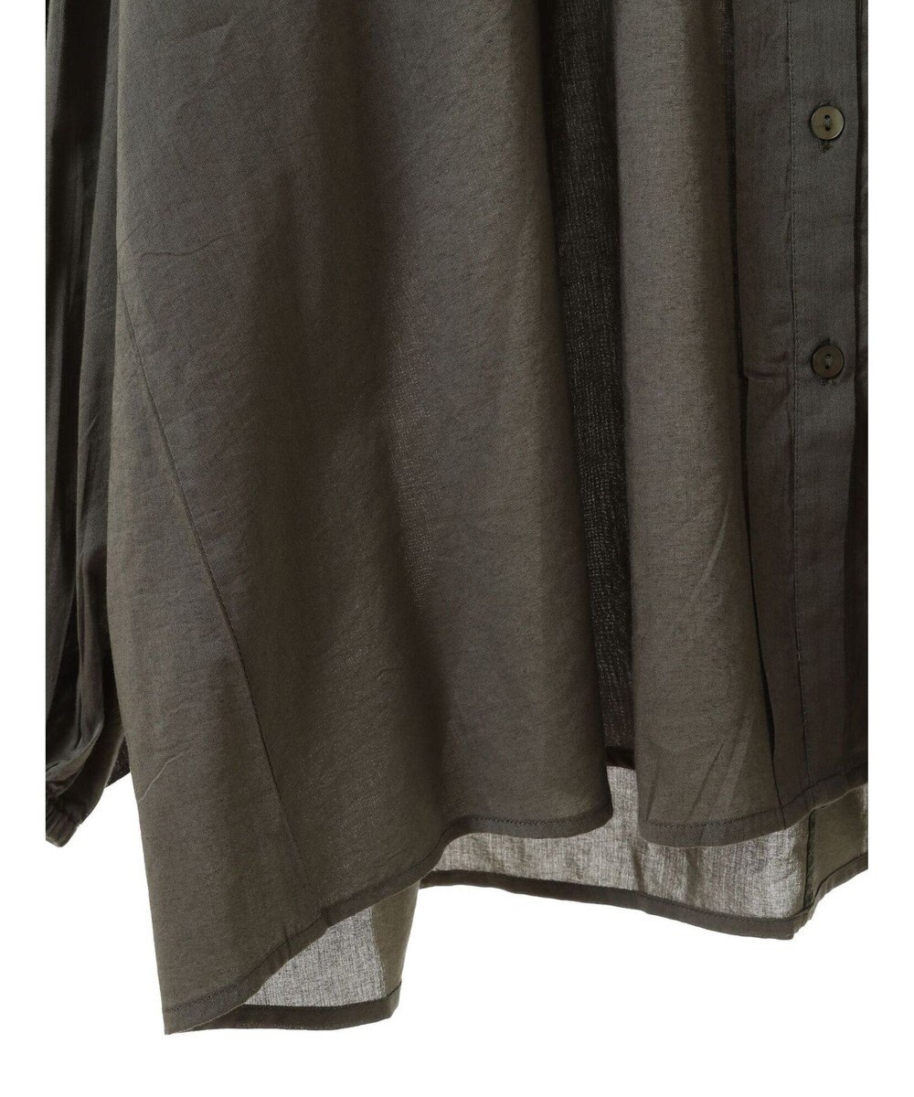 CRAFT STANDARD BOUTIQUE インド綿混パフスリーブシャツ 