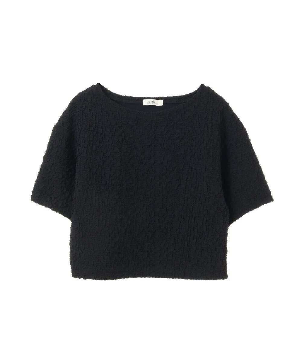 earth music&ecology ホイップ風ジャガードプルオーバー 