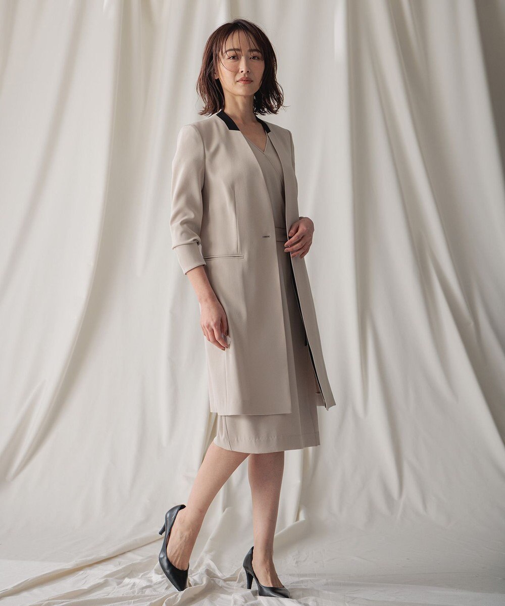 BEIGE， 【WEB＆一部店舗限定・L-size】CINDY / ラップドレス 