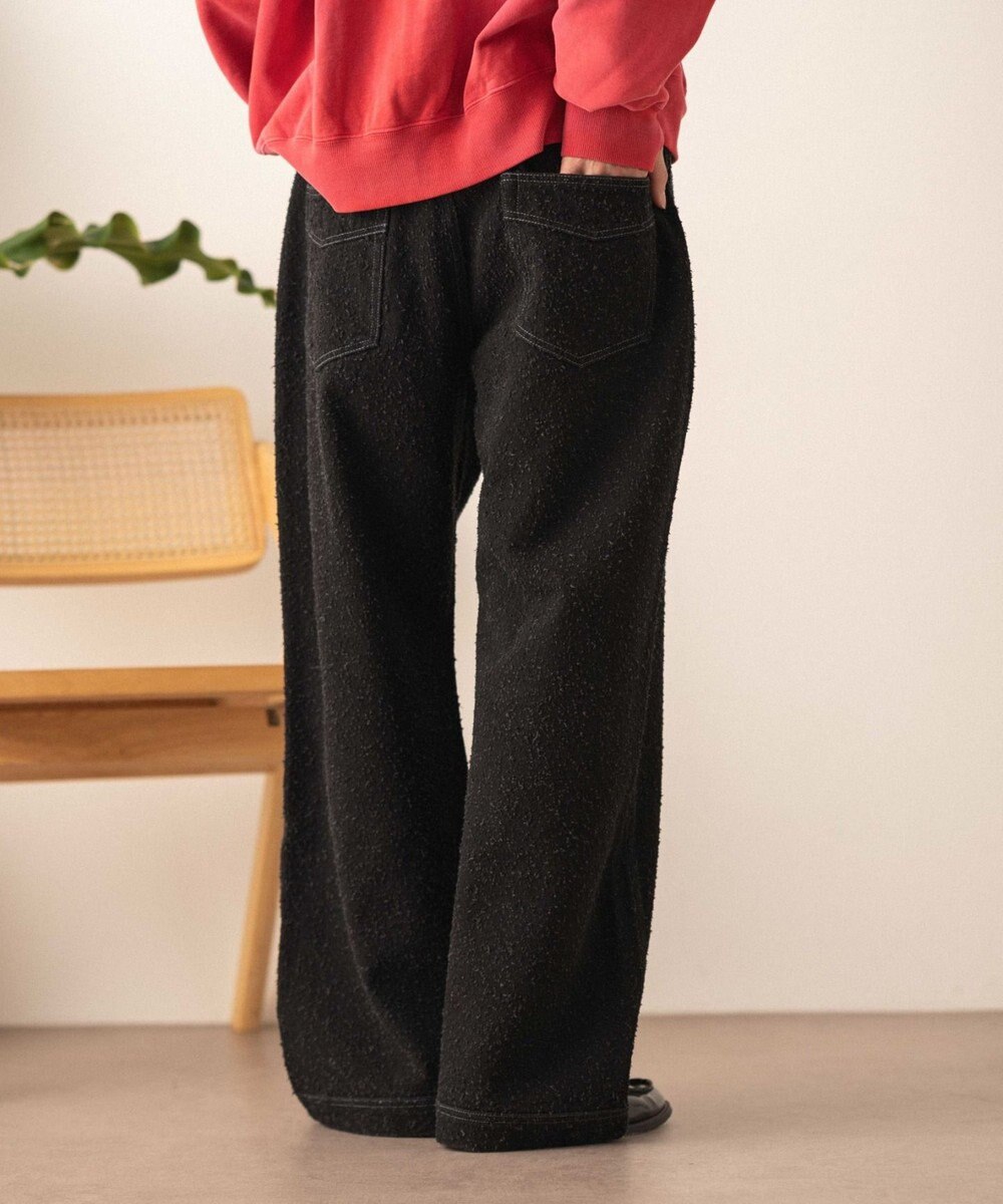 WEGO ネップデニムバギーパンツ 