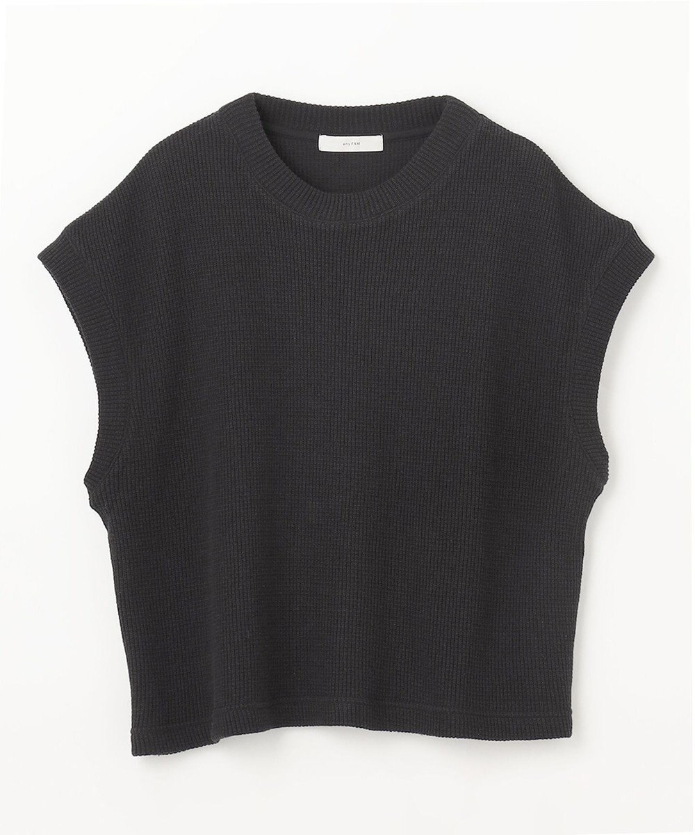 ANY 【洗濯機可】フレンチスリーブニットソー 