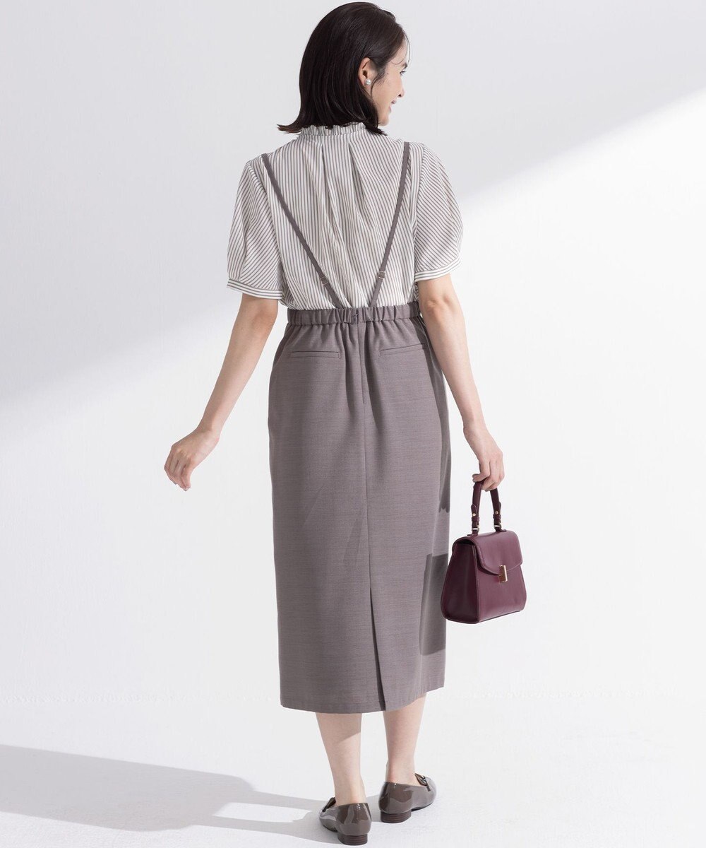 組曲 ライトデシンフリル襟 ブラウス 